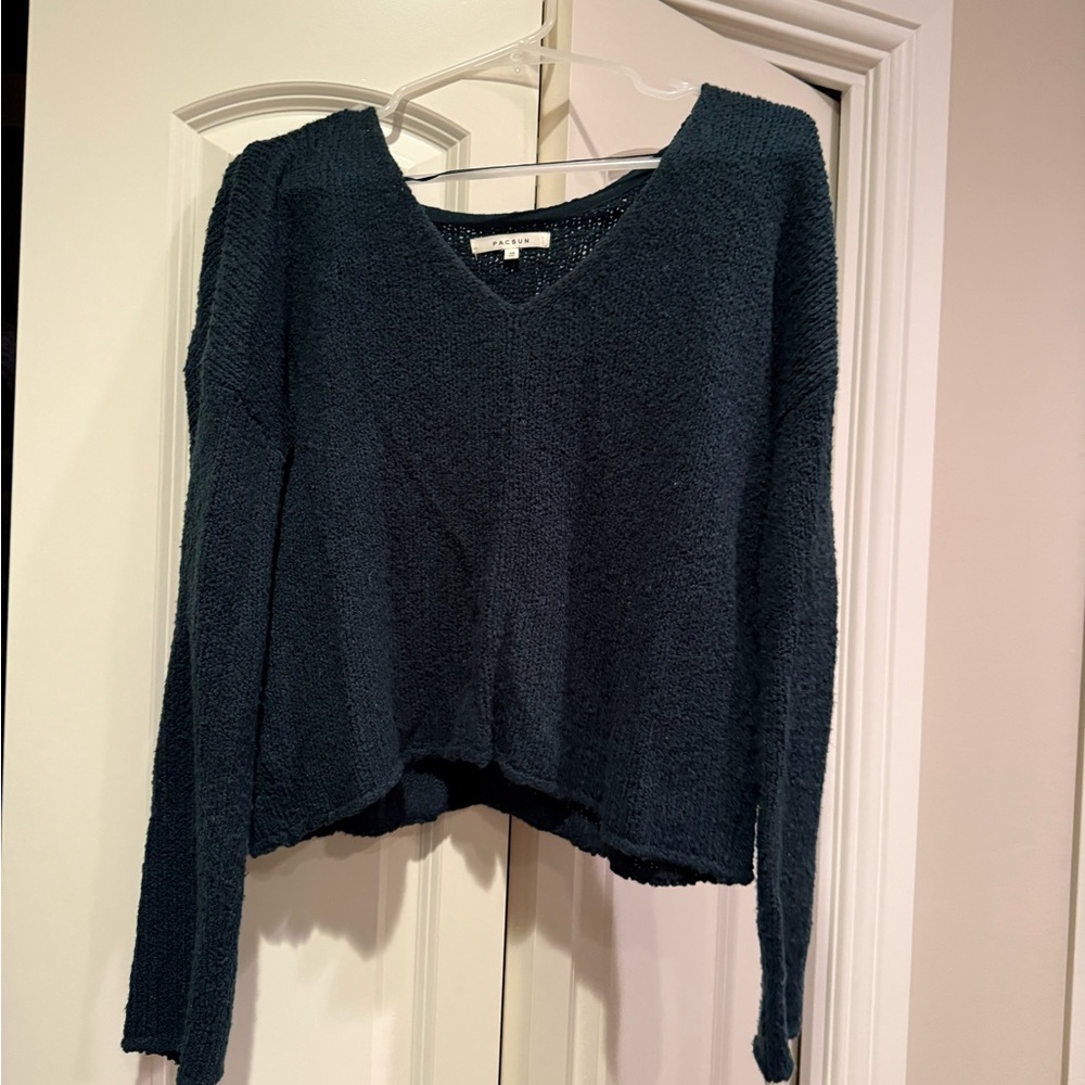 PacSun Navy Blue Crew Neck Sweater